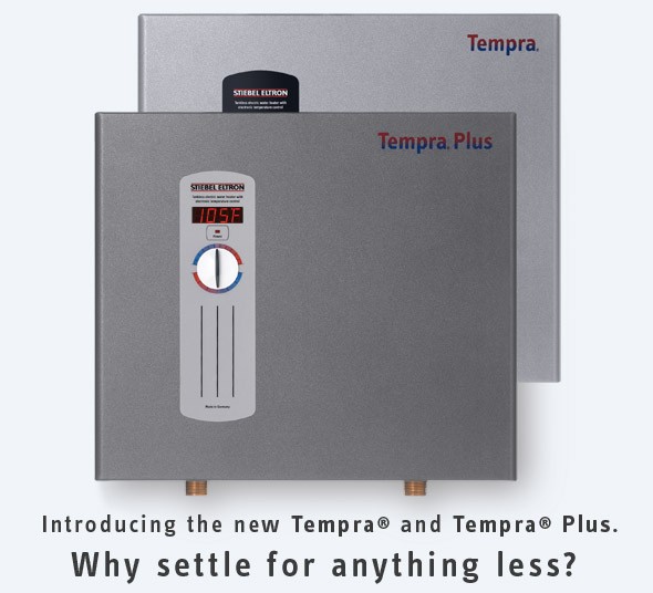 Tempra and Tempra Plus tankless water heaters
